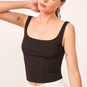 Reformation Rib Tank (Never Worn) - Black